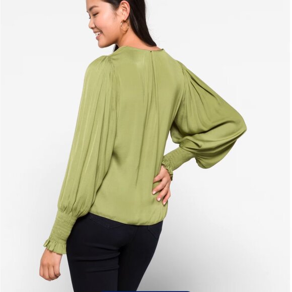 Rebecca Taylor Tie Front Blouse - Picture 2 of 4